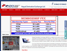 Tablet Screenshot of ndex.com.np